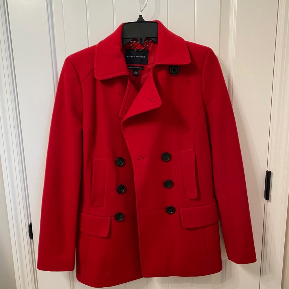 Banana Republic Red Coat